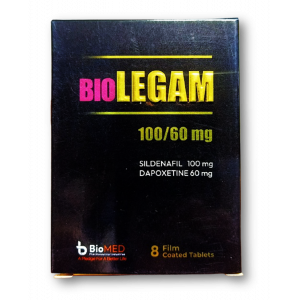 BIOLEGAM 100 / 60 MG ( SILDENAFIL / DAPOXETINE ) 8 FILM-COATED TABLETS